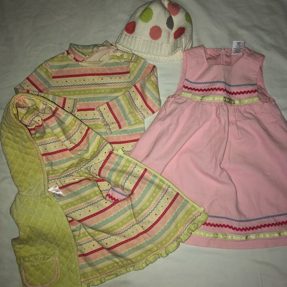 Gymboree 5 pc outfit mix match jeans dress 12 18 - Picture 5 of 7